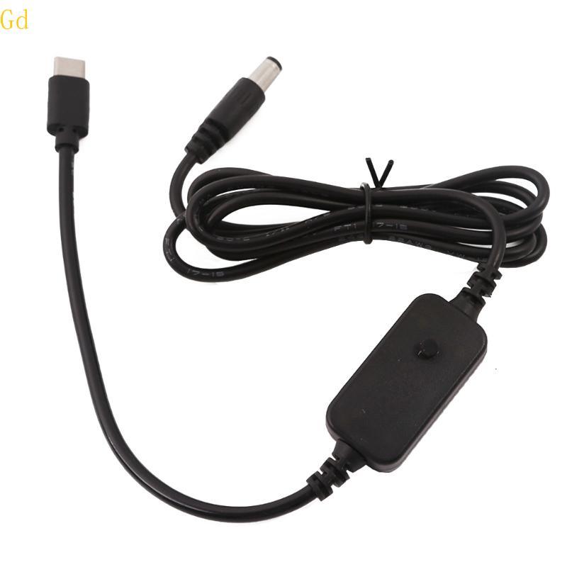 Gd USB C A 5521 5V 9V 12V 12V 20V Voltímetro LED Tensão Ajustável