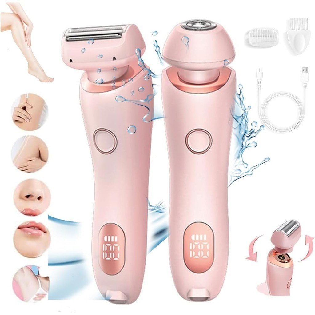 Silkglide Pro - Melhor Depilador Silk Glide 2025, Depilador Elétrico 2 em 1 para Mulheres, Epilador Silk Glide para Remo