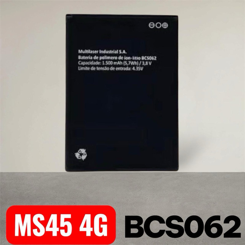 BAT COMPATIVAL BCS062/MS45 4G S062(BCS062)NOVA ALTA PERFORMANCE COM GARANTIA QUALIDADE PREMIUM Envio Imediato