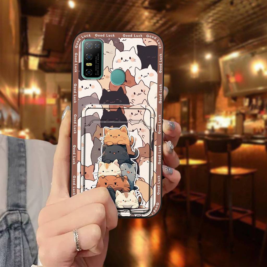 slot Para Cartão Capa De Telefone Envoltório Completo Doogee N30 Macia À Prova De Choque Graffiti Design De Moda TPU Res