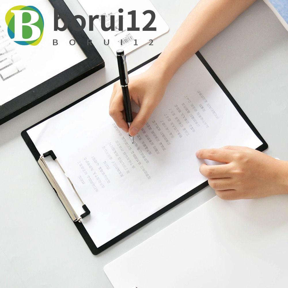 Prancheta De Escrita BORUIB , Pasta De Documentos Para De Tablet A4 A5 A6 Arquivo , Com Clipe Dourado De Baixo Perfil
