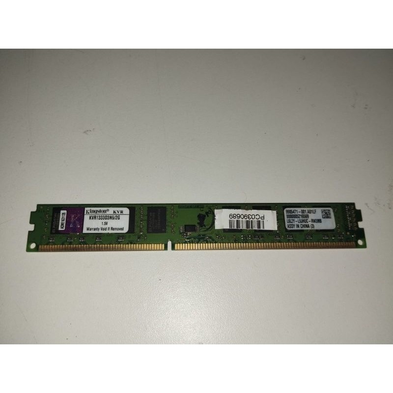 Memória RAM Kingston 2GB DDR3 1333MHz | KVR1333D3N9/2G | Desktop
