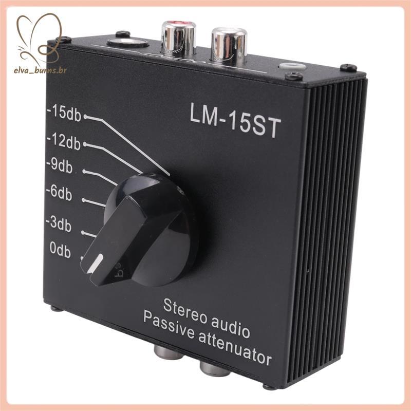[elva_burns.br] Placa De Som De Sinal De Saída De Linha , Atenuador De Áudio Passivo , Alto-Falante , Microfone , Porta