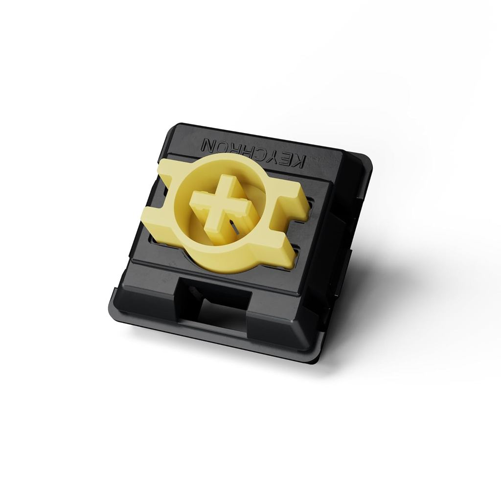 Keychron Milk POM Low-Profile Banana Switches 110 peças – Conjunto de Switches Táteis para Teclado Mecânico Pré-Lubrific