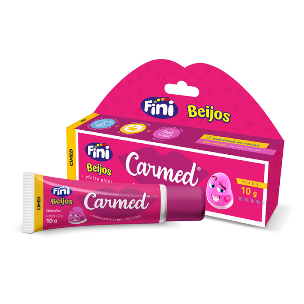 Hidratante labial Carmed Fini Beijos 10g