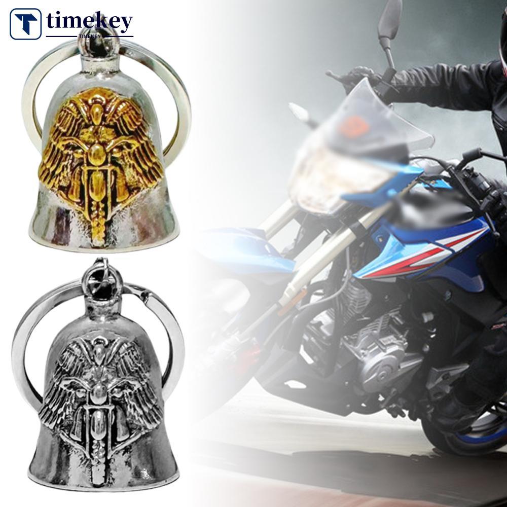 TIMEKEY Punk Asa Motocicleta Sino Chaveiro Pingente Masculino Hip Hop Rock Equitação Jóias Acessórios Bicicleta Pilotos