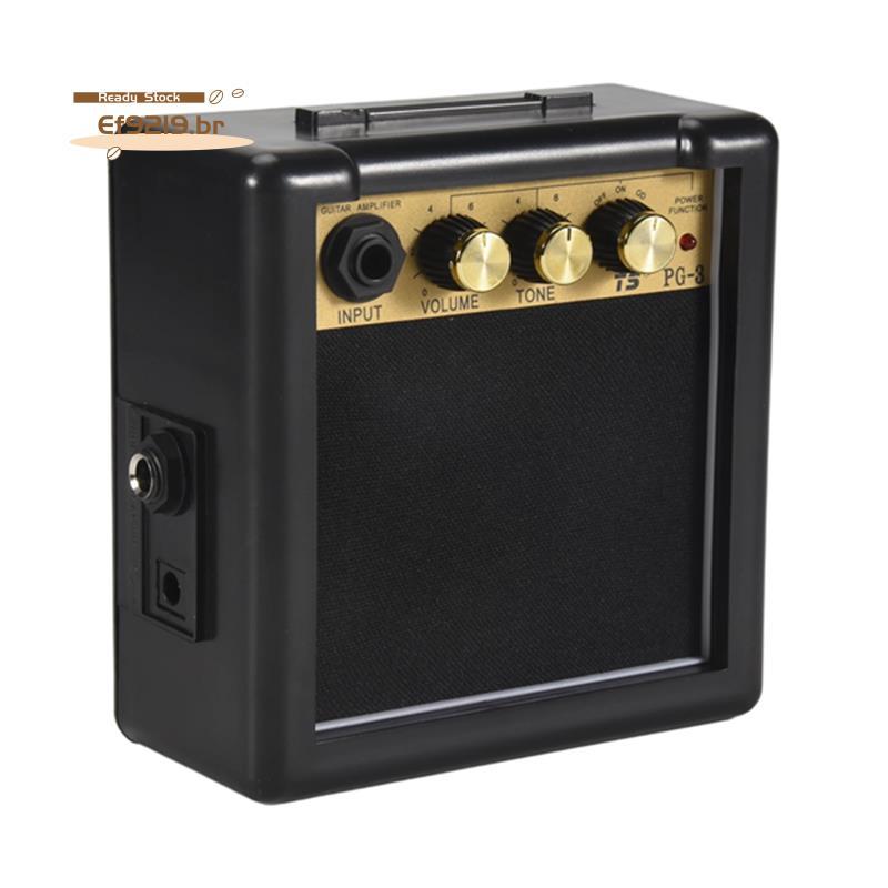 [Oferta Especial E] Mini Amplificador De Guitarra Portátil AMP 5W Alto-Falante Clip-On Peças Acessórios Para Elétrica Ac