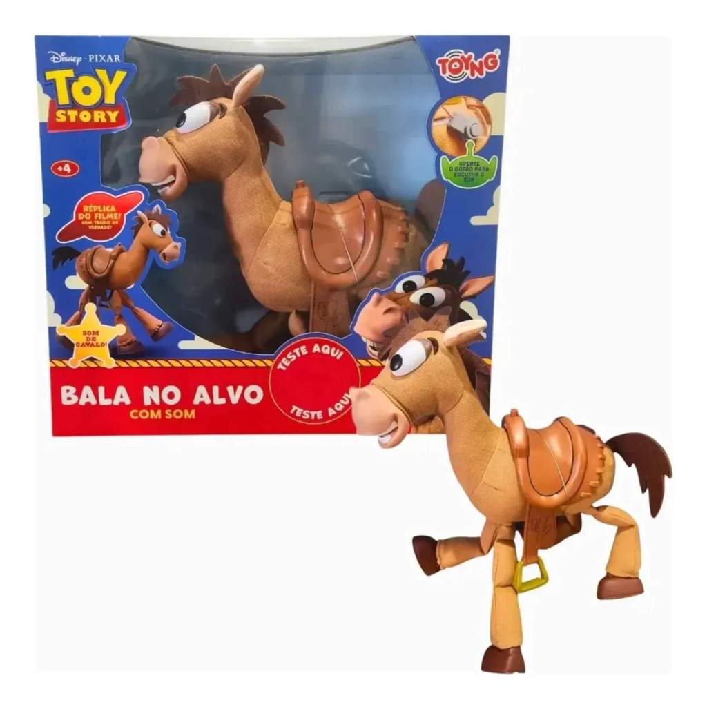 Boneco Bala no Alvo Toy Story de Tecido com Som Toyng - 065141