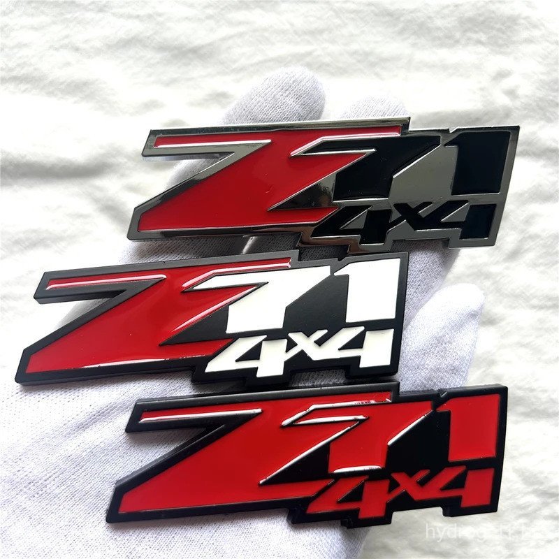 Emblema Adesivo Metálico Z71 4x4 para Carro, Adesivo para Capô Frontal e Grade para Chevrolet Suburban Xtreme GMC Silver