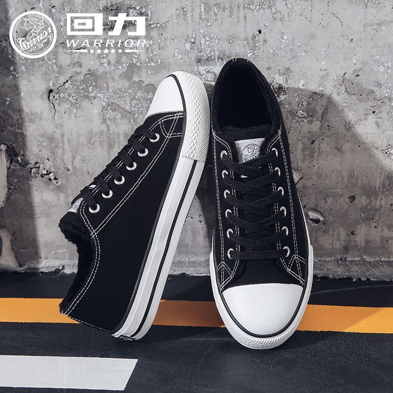 Puxar para trás sapatos masculinos sapatos femininos inverno versão coreana sapatos de lona masculino baixo-Top na moda