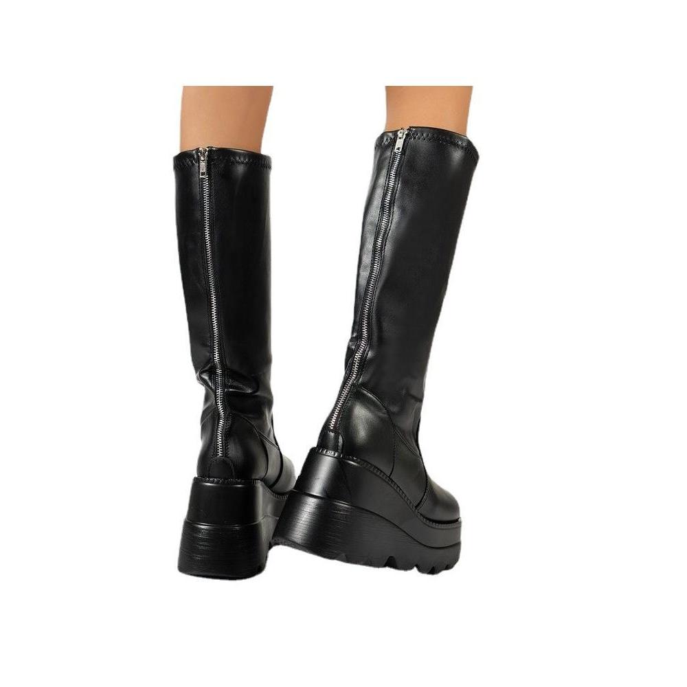 Sapatos femininos sapatos femininos estilo botas femininas de tamanho grande desejo comércio exterior botas de salto de