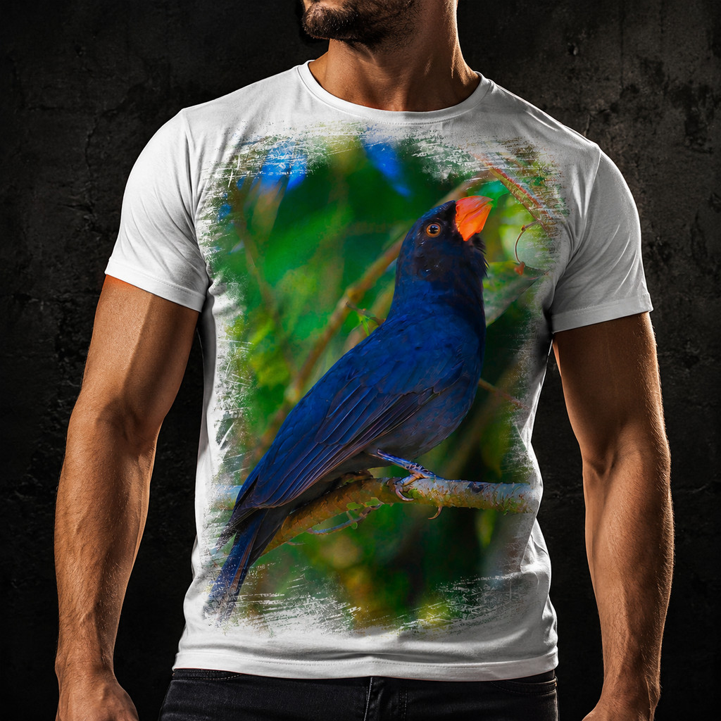 Camisa Camiseta Pássaro Ave Bico Pimenta 01