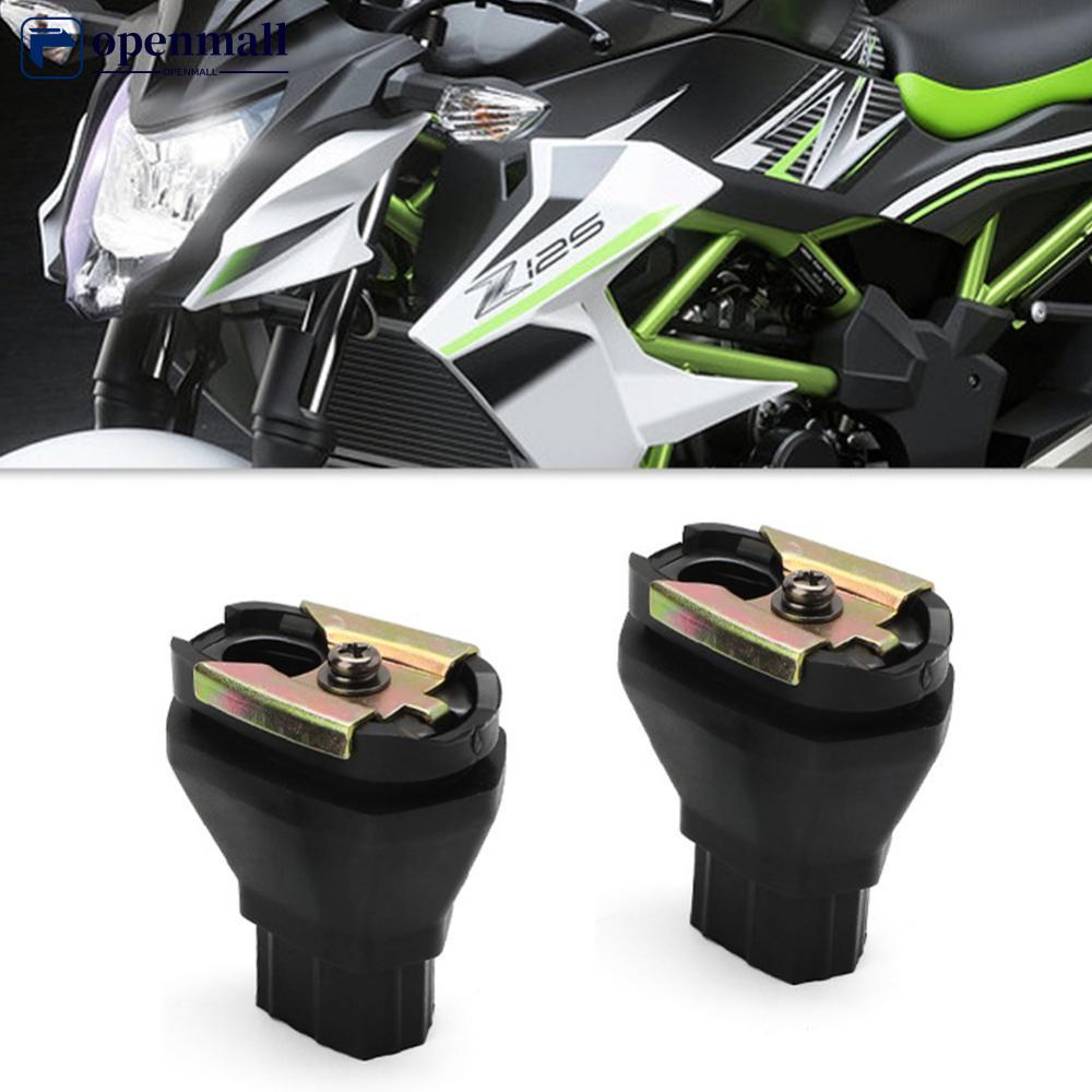 Par De Adaptador De Luz De Seta Para Motocicleta , Alça De Suporte Kawasaki Z125 Z250 Z300 Z400 Z650 Z900 NINJA 125 250