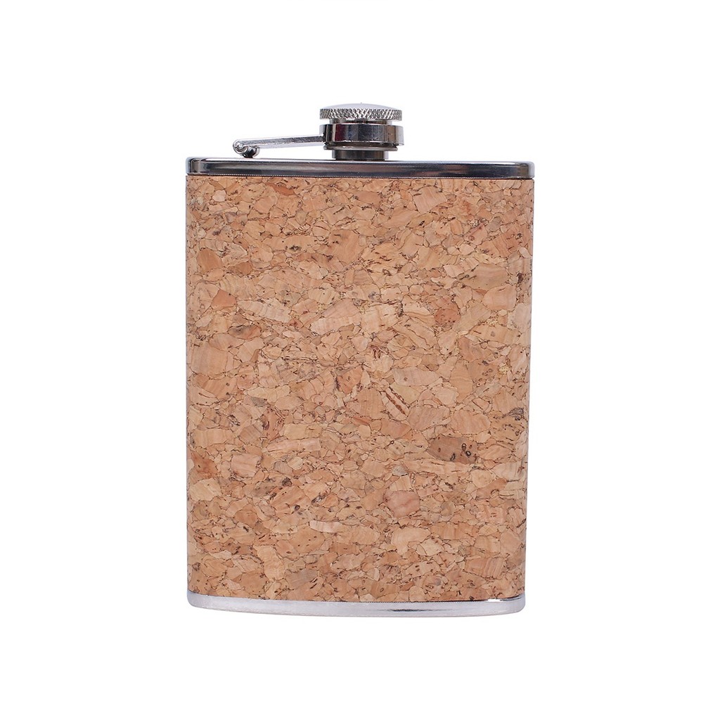 Cantil aço inox e cortiça com funil 9,5x2,2x13,8cm -Dynasty