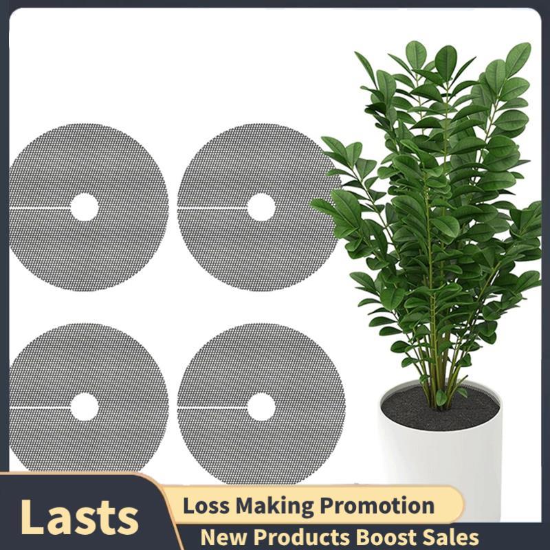 Capa Protetora De Solo Cortável , Grade De Vaso De Flores Com Estacas Para Plantas De Jardim , Prevenção De Escavação De
