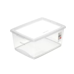 Caixa organizadora box alta cristal 15L OR80500 Ordene