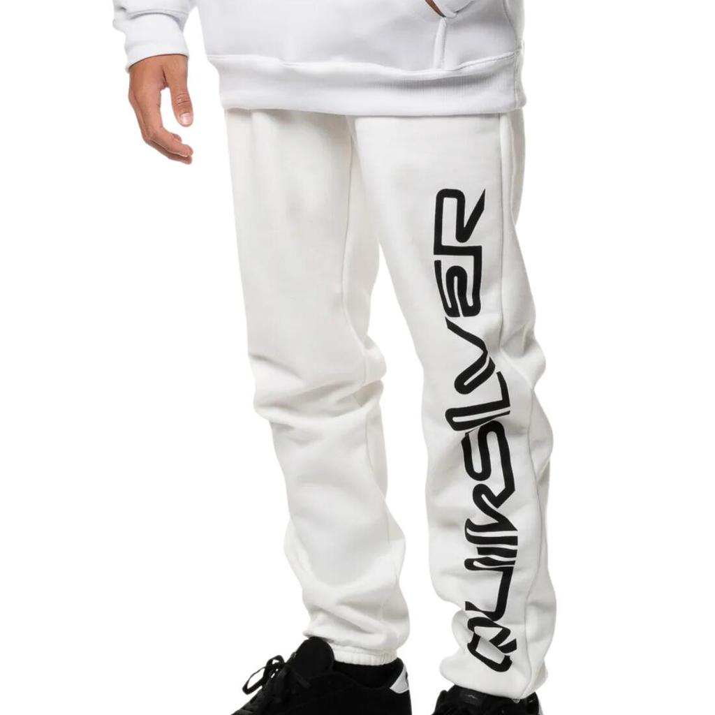 Calça Moletom Quiksilver Omni Action 280G Branco