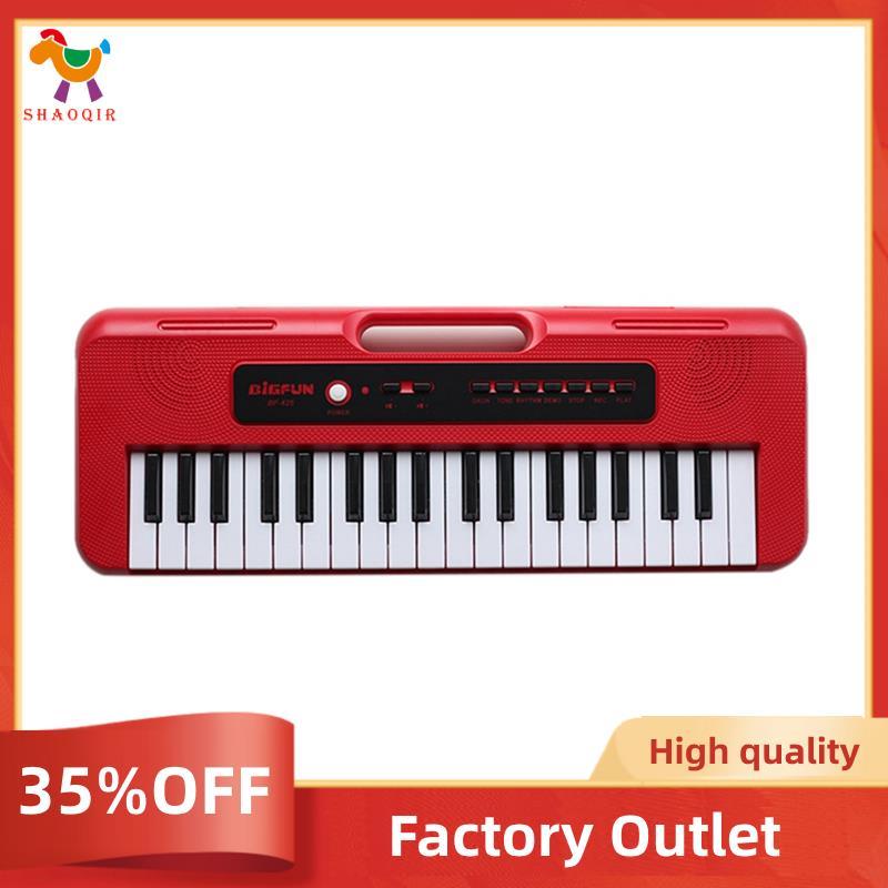 37 Teclas Teclado Eletrônico Piano Música Digital Placa Chave Microfone Presente Das Crianças Iluminação Musical