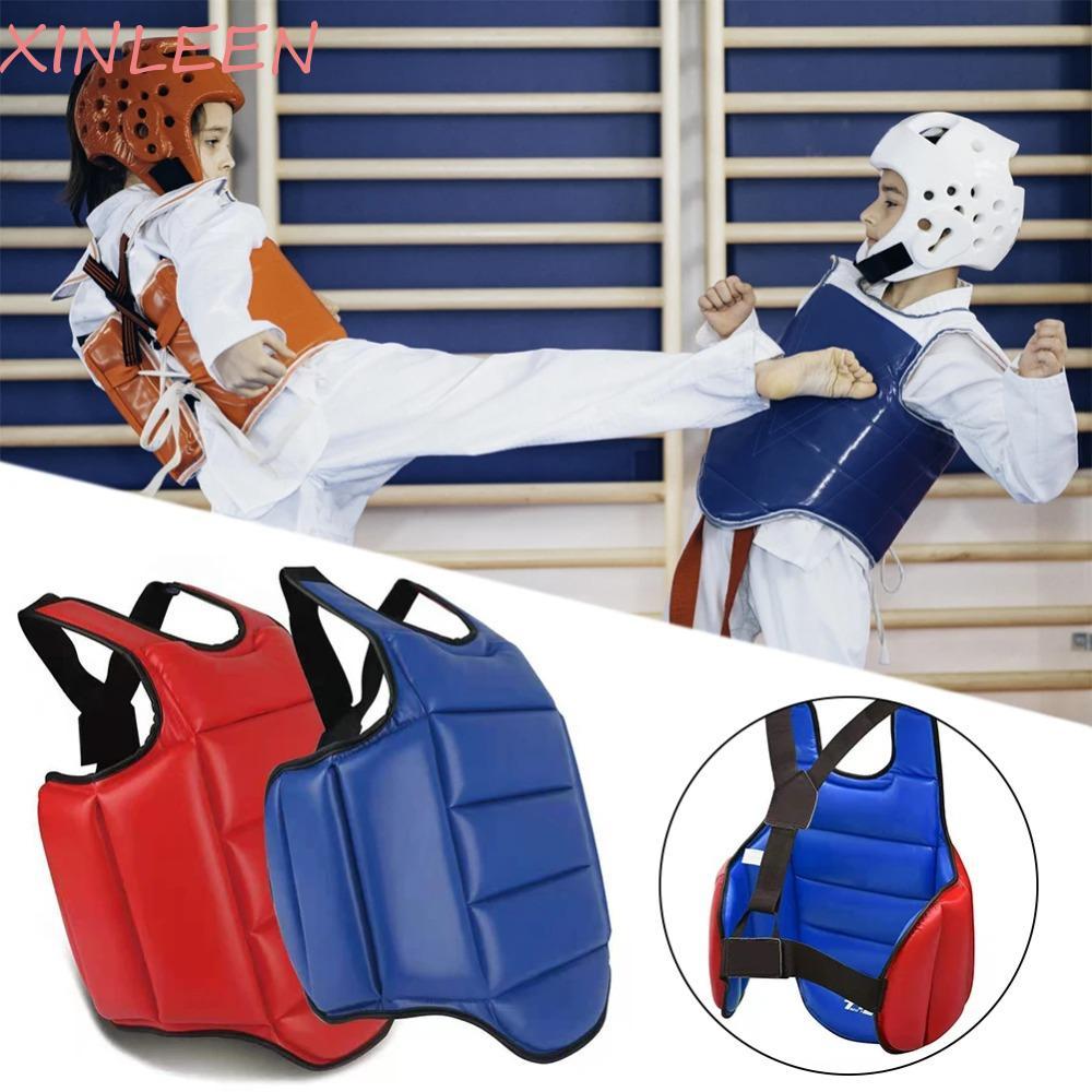 Colete Protetor Corporal XINLEEN Para Artes Marciais , Uniforme De Treinamento De Equipamento De Boxe Macio Alvo De Taek