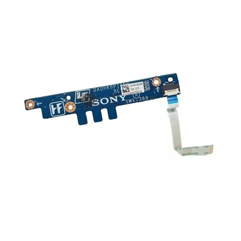 Placa Botão Power Sony Vaio SVE-E Séries SVE14118FXW SVE1411N SVE141D11X SVE14113EBB DA0HK6PI6D0