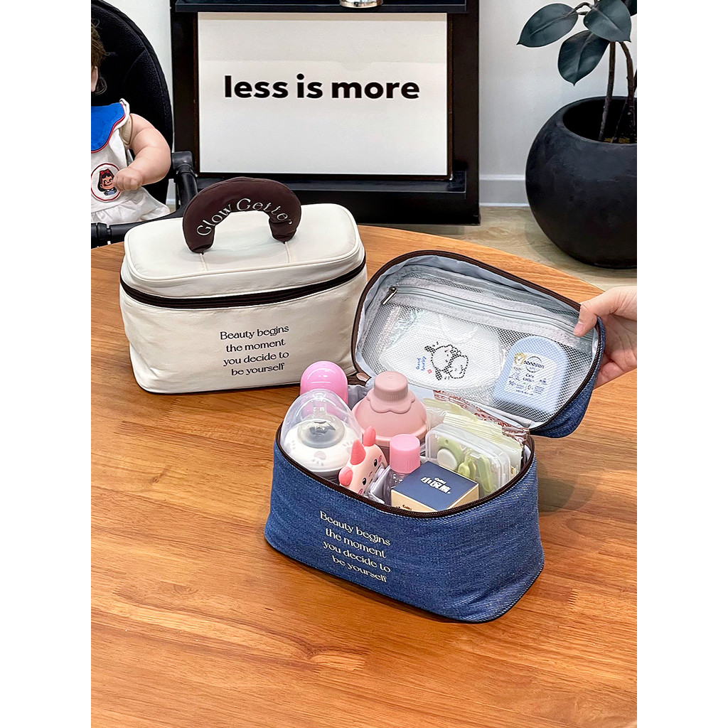 Mãe trouxe produtos de viagem para bebês!Mãe bebê passeio leve portátil mamãe saco fralda do bebê saco de armazenamento