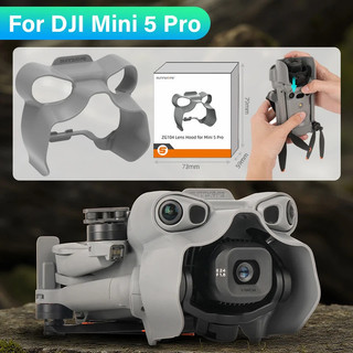 Para-sol Anti-reflexo para Câmera DJI MINI 5 PRO, Protetor de Lente do Gimbal, Acessório para Drone de Liberação Rápida