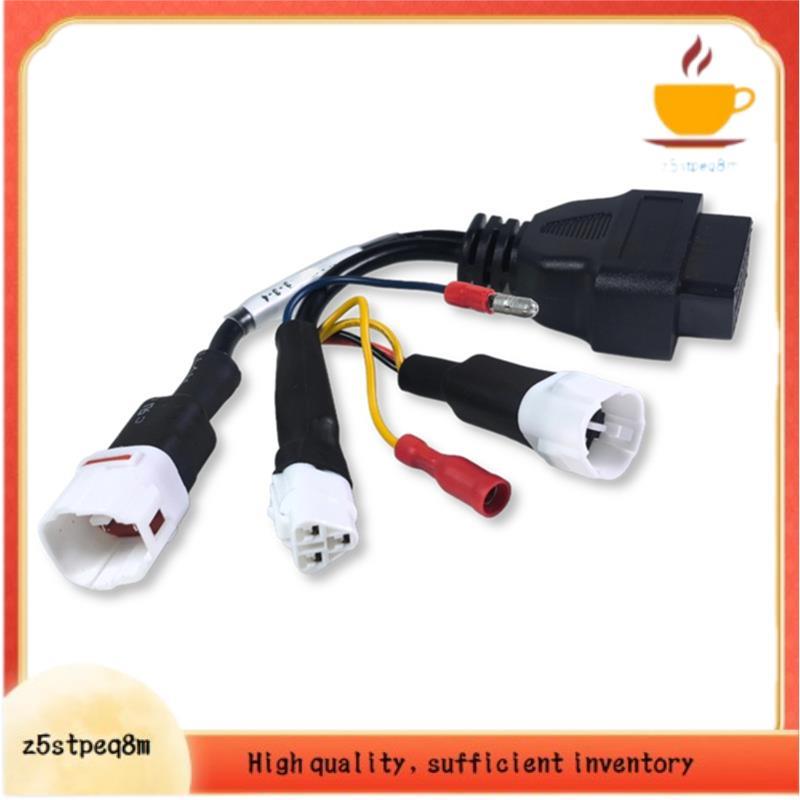 Cabo De Motocicleta 3 Pinos + 4 Para E 4 3 Em 1 Extensão De Motor OBD Adaptador De Conector De Diagnóstico