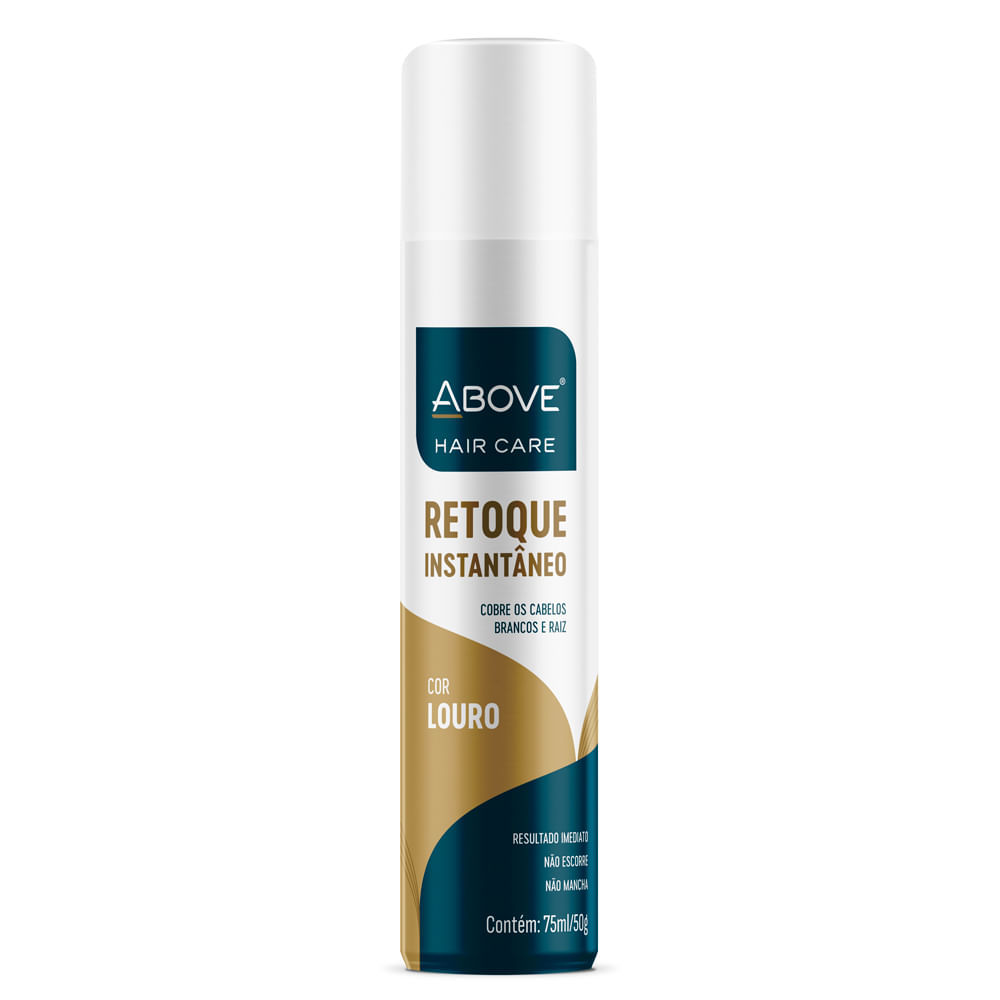 Retoque Instantâneo de Raiz Above Hair Care Cor Louro Spray 75ml