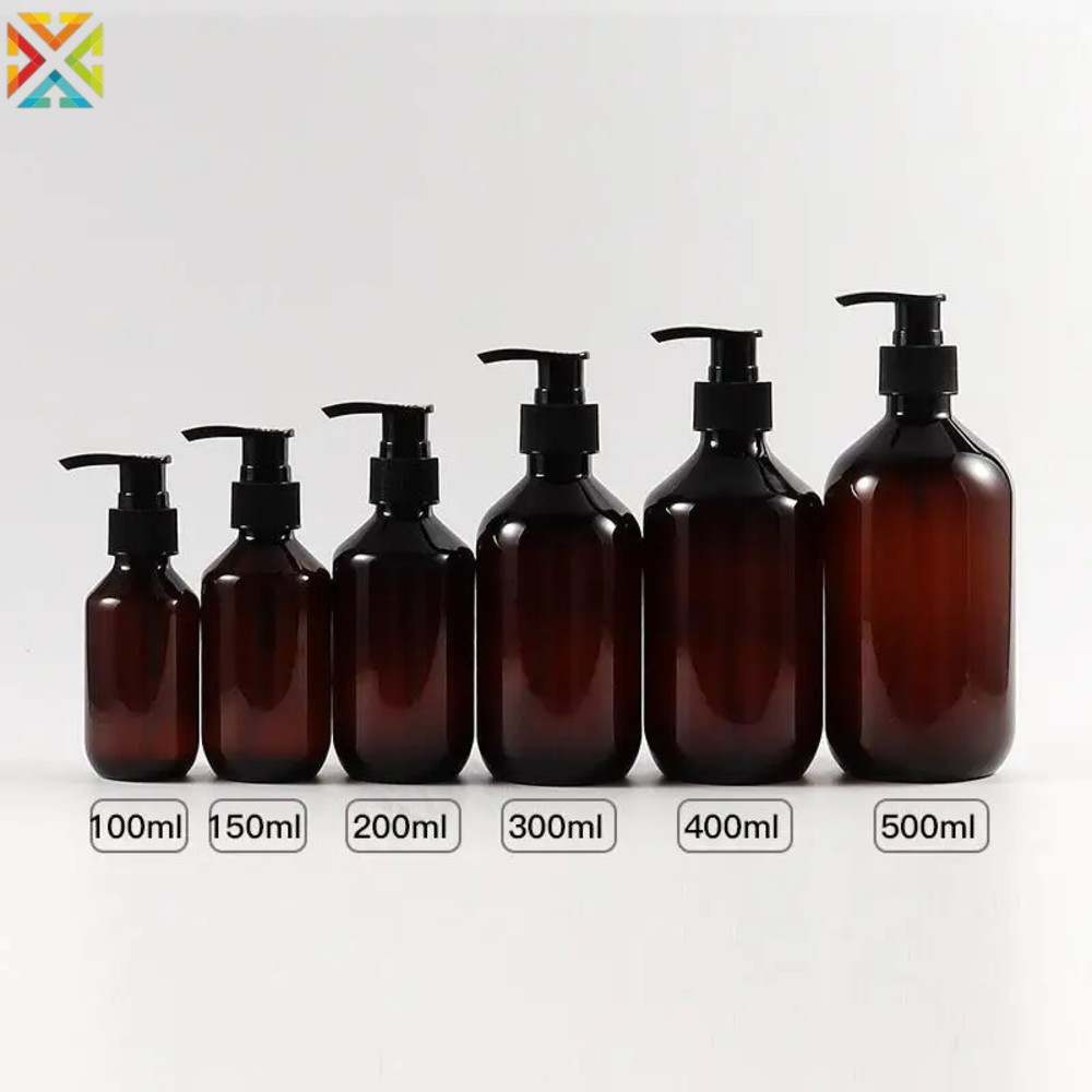 100/200/300/400/500ml Bomba Vazia Recarregável Banheiro Shampoo Chuveiro Gel Garrafas Dispensador Prato De Cozinha Recip