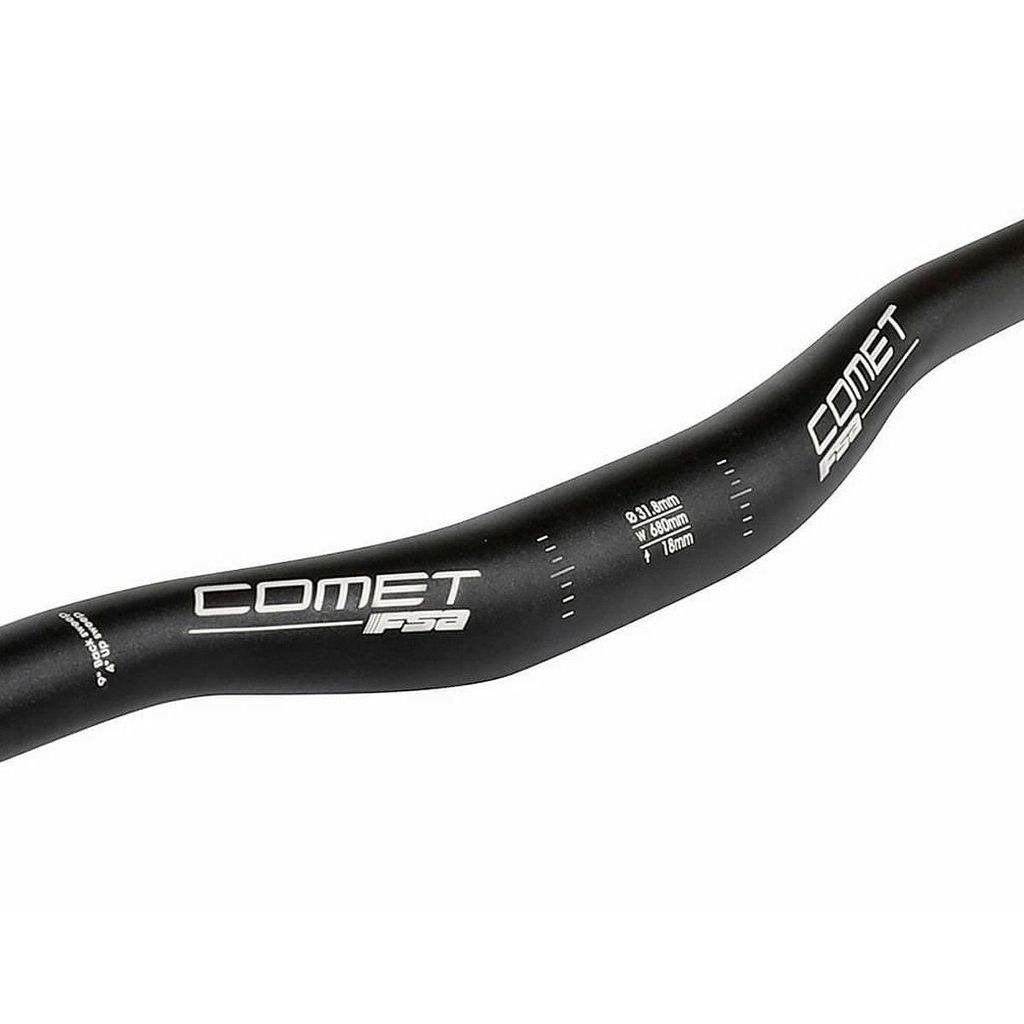 Guidão de Bicicleta FSA Comet Alumínio Preto