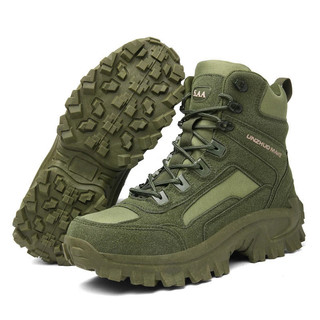 Novas botas táticas masculinas sapatos esportivos ao ar livre caminhadas botas de corrida LNHE