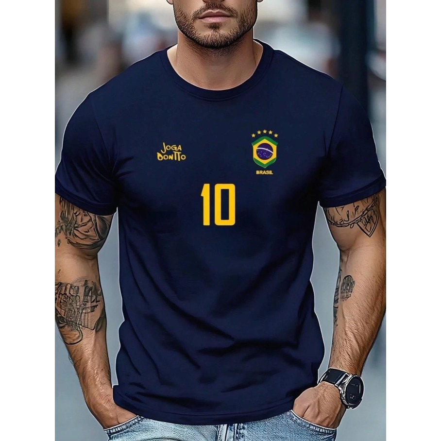 Camiseta Brasil Copa 2026 Seleção Brasileira 100% Algodão Futebol Torcida Streetwear Vintage Retro