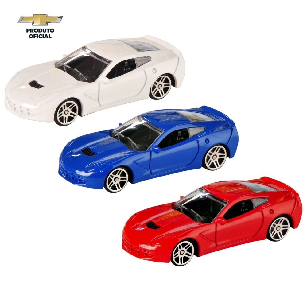 Diecast Chevrolet Corvette 2017 1;64 - Monte sua Coleção