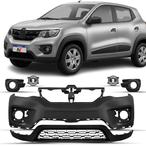 Kit Parachoque Kwid 2017 2018 2019 2020 2021 2022 Milha