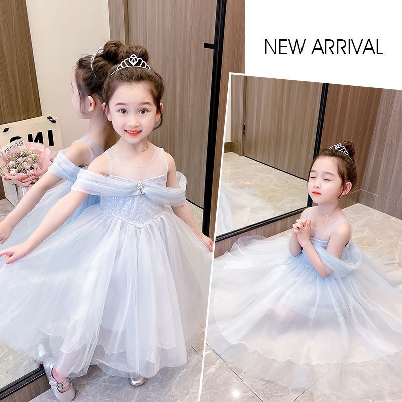 Meninas elsa princesa vestido de bebê crianças pequenas roupas 2024 moda crianças elsa vestido 12.1