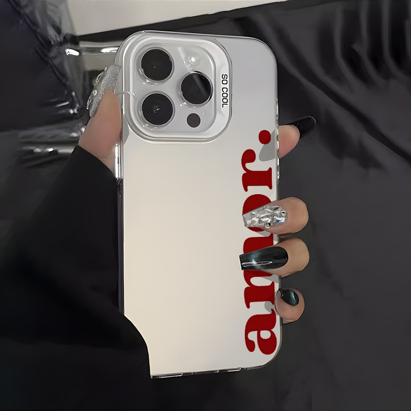 Capinha Letras Personalizadas Anti-impacto Para Samsung A07 A16 A17 S25 PLUS EDGE A14 A54 A55 A35 A23 S20 FE S23 ULTRA S