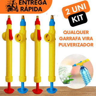 PULVERIZADOR PARA GARRAFA PET COM BICO SPRAY MANUAL PRATICO E ECONOMICO COM 29 CM PLANTA BURRIFADOR