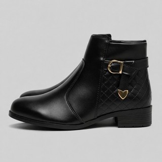Bota Feminina Coturno Cano Curto  Confortável Envio Imediato!!