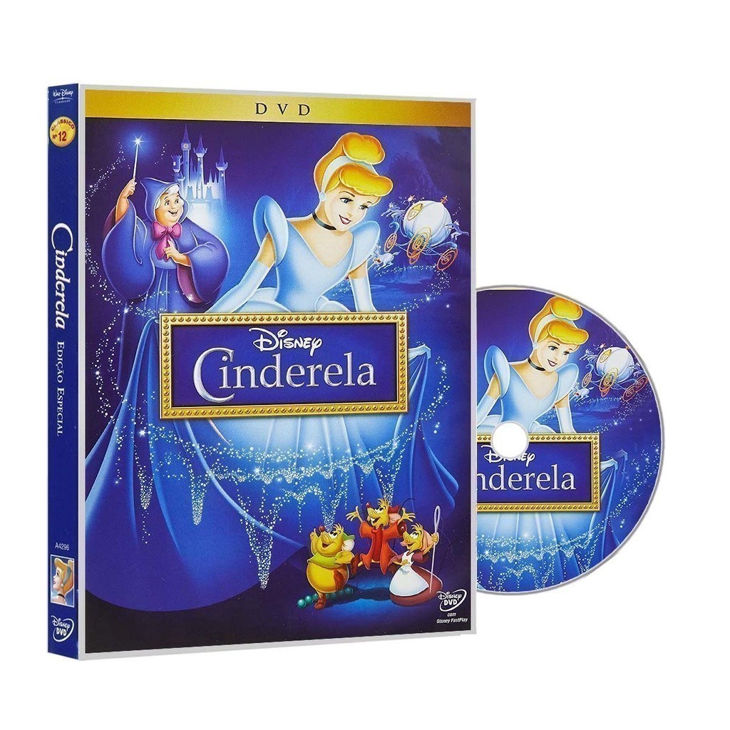 Dvd Cinderela (1950) Dublado Português