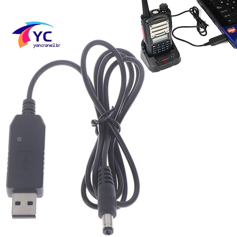 Cabo De Carregamento USB YCBR Talkie Para Base De Carregador BaoFeng UV-5R-82 BF-F8HP 82HP .