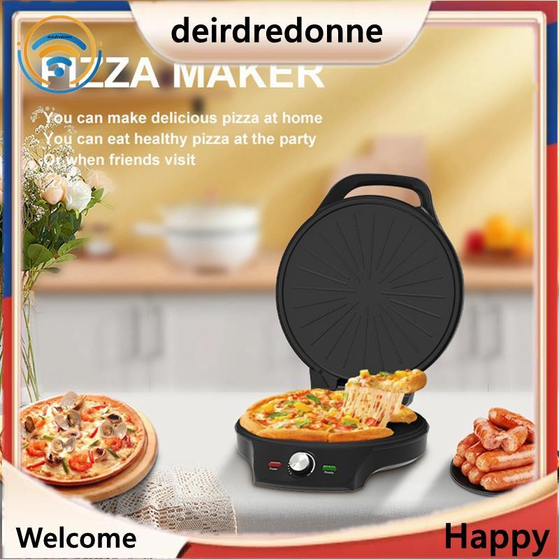 Fabricante De Pizza Grelha Elétrica Antiaderente Bancada Forno Com Temporizador De 30 Minutos E Desligamento Automático