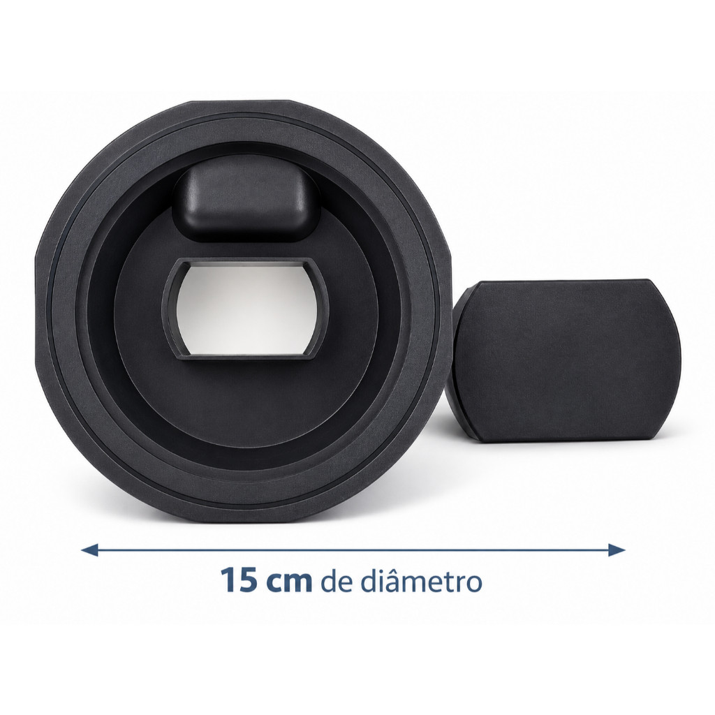 Adaptador Ralo Anti Mau Cheiro De 15CM Porta Grelha Anti Odor e Tira Cheiro Ruim Sem Obra Fácil Instalação