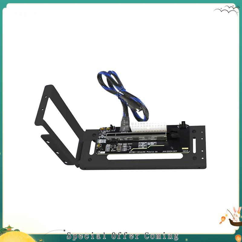 Heheshophhuuele1oculink GPU Dock PCIE 5.0x4 GDP Laptop Para Placa Gráfica De Vídeo Externa M . 2 Oculink SFF8611 X16 Pre
