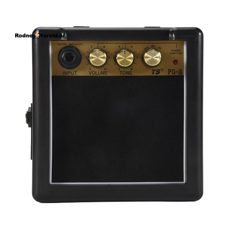 [Entrega Rápida R] Mini Amplificador De Guitarra Portátil AMP 5W Alto-Falante Clip-On Peças Acessórios Para Elétrica Acú