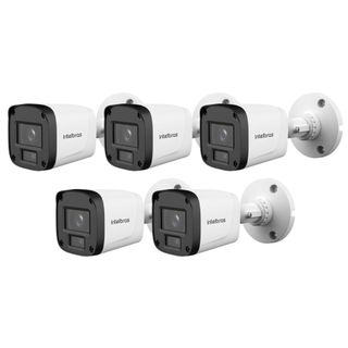 Kit 5 Câmeras Intelbras VHL 1220 B G2 Bullet HDCVI LITE Full HD 1080p, Lente 3.6mm, Visão Noturna 20m, IP66