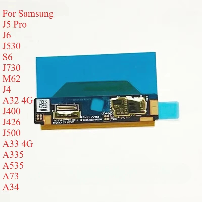 5 peças de Cabo Flexível de Imagem para Tela Touch LCD para Samsung Galaxy A34 J6 J530 S6 J730 M62 J4 A32 5G J400 A426 A