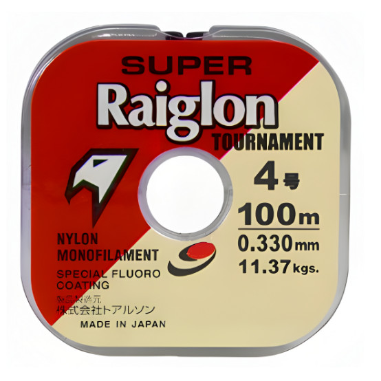 Linha Monofilamento SUPER RAIGLON - 100 metros