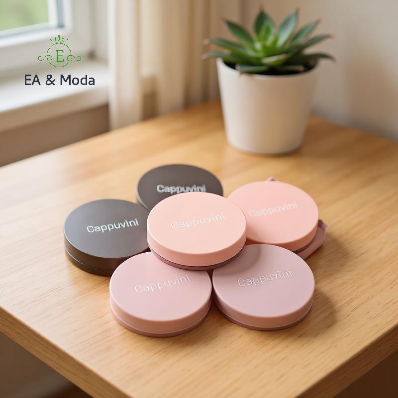 EA & Moda Cappuvini Paleta De Sombras De Veludo Fosco De 4 Cores Delineador Sombra Contorno Alto Maquiagem Para Os Olhos