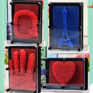 Plástico quadrado handprint 3D Clone handprint variedade agulha pintura pinart tridimensional agulha escultura pintura b