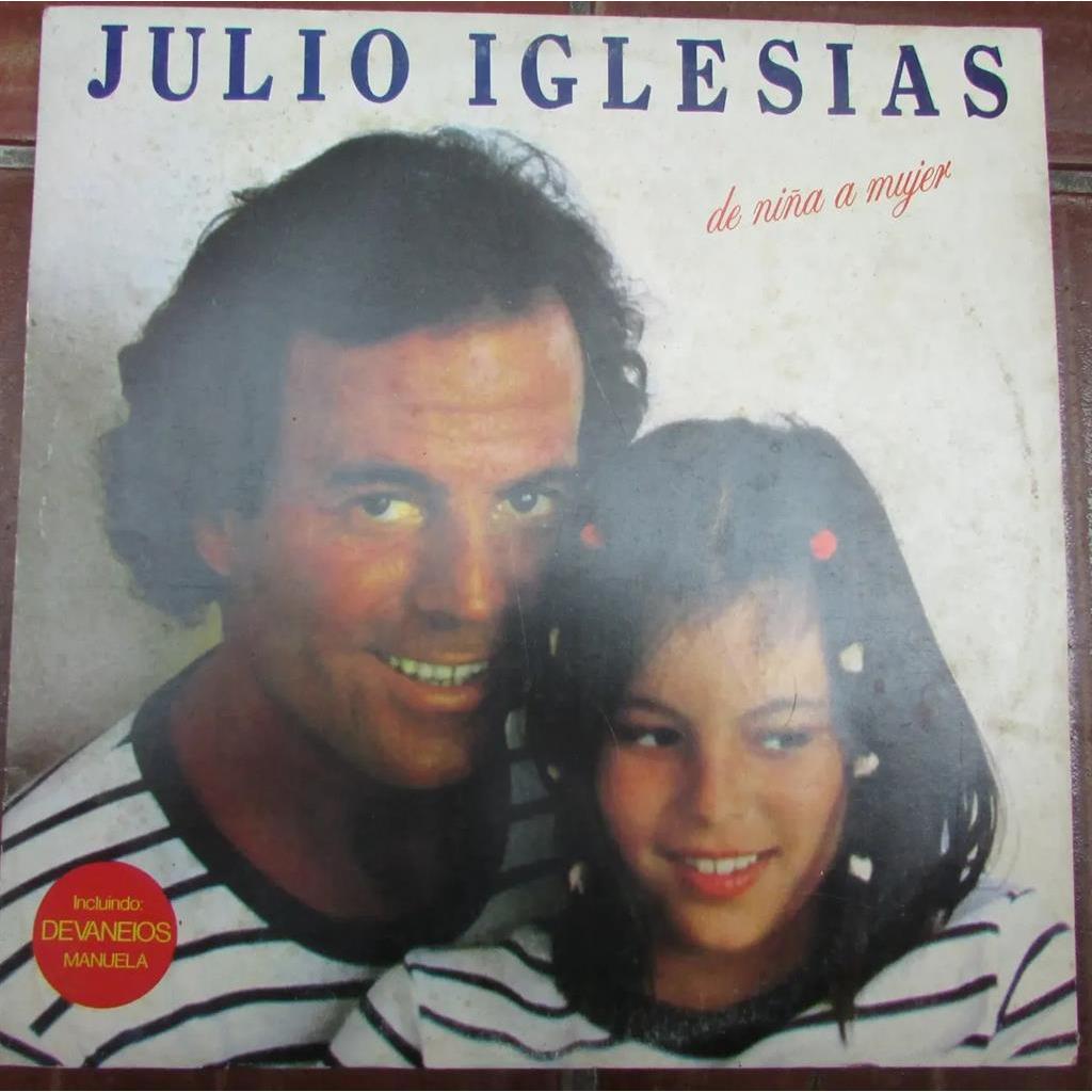 LP DISCO VINIL JULIO IGLESIAS DE NIÑA A MUJER- USADO autor JULIO IGLESIAS